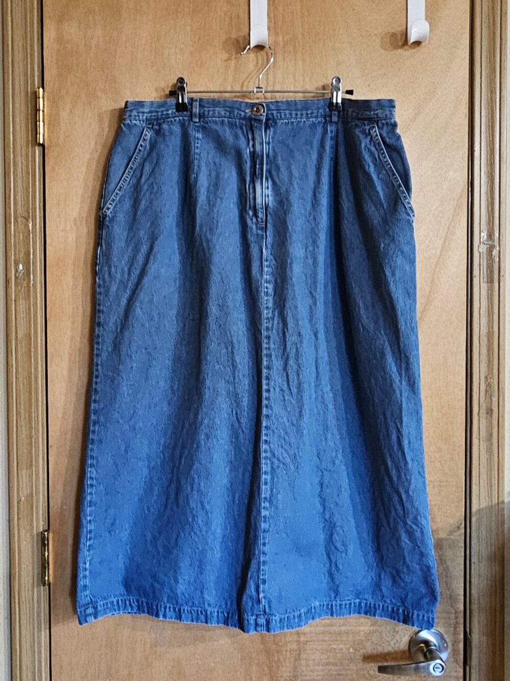 Sag Harbor Sport XL Skirt Denim VTG